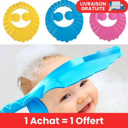 Bonnet de bain I Baby Bathing Visor™ de Bébé Euphorique - Bébé Euphorique