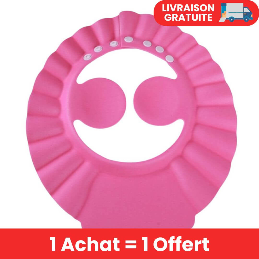 Bonnet de bain I Baby Bathing Visor™ de Bébé Euphorique - Bébé Euphorique