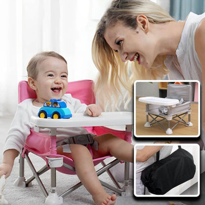 Chaise haute bébé compact I Compact baby high chair™ de Bébé Euphorique - Bébé Euphorique