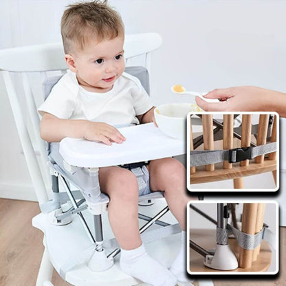 Chaise haute bébé compact I Compact baby high chair™ de Bébé Euphorique - Bébé Euphorique